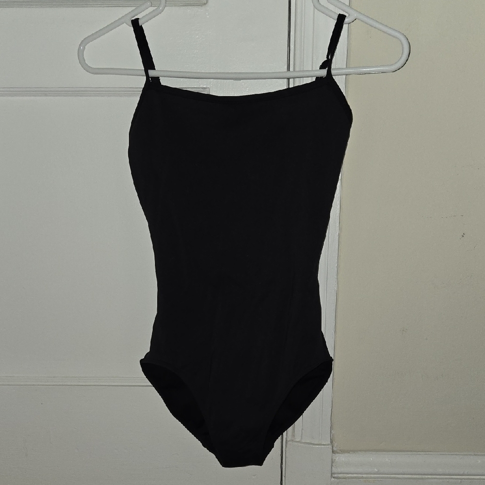Jo & Jax Black Camisole Leotard SIZE S
